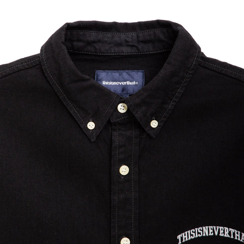 Thisisneverthat Washed Denim Shirt Black TN240DSHTL01 Degli Uberti